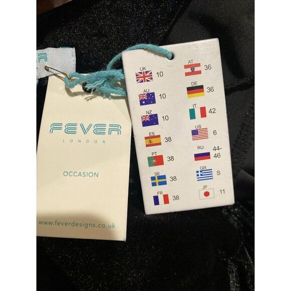 Fever London Occasion Dress Women's Size 6 Sanderson Velvet Dress NWT‎ - Picture 4 of 5